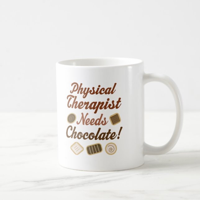 Mug Cadeau (drôle) de physiothérapeute (Droite)