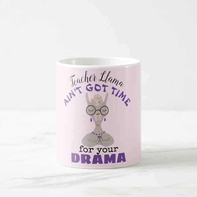 Mug Cadeau drôle de professeur de lama (Centre)
