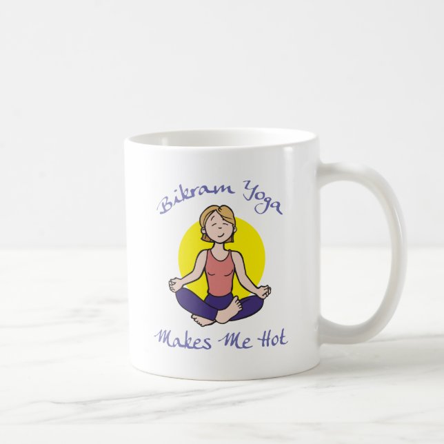 Mug Cadeau drôle de yoga de Bikram (Droite)