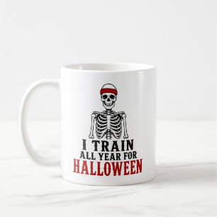 Mug Cadeau drôle d'Halloween Je m'entraîne toute l'ann