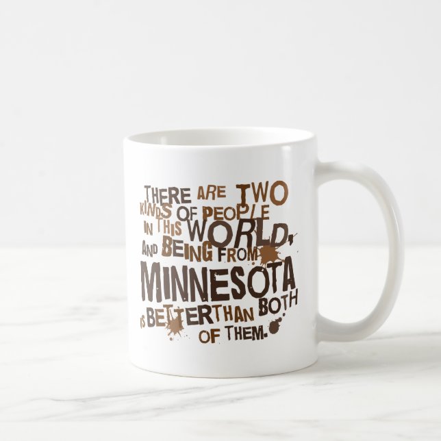 Mug Cadeau (drôle) du Minnesota (Droite)