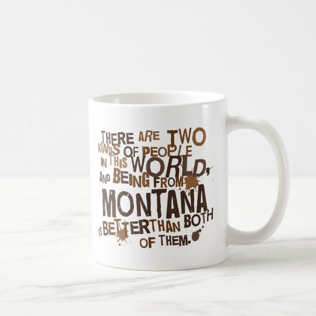 Mug Cadeau (drôle) du Montana (Droite)