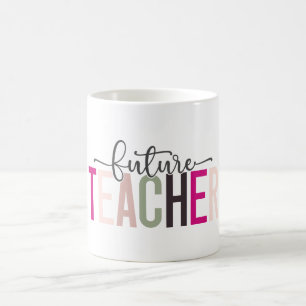 Mug Cadeau enseignant rose