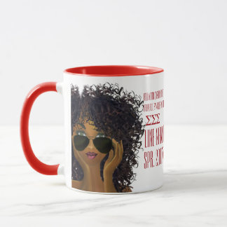 Mug Cadeau grec rouge et blanc de sororité