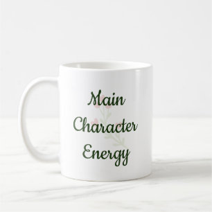 Mug Cadeau Inspirant Énergie de Personnage Principal