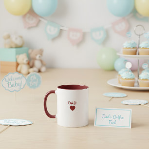 Mug Cadeau Nouveau Papa 2026 Futur Père Café