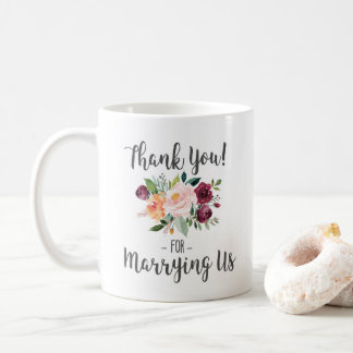 Mug Cadeau Officiel Mariage - Merci Pour Nous Enseigne