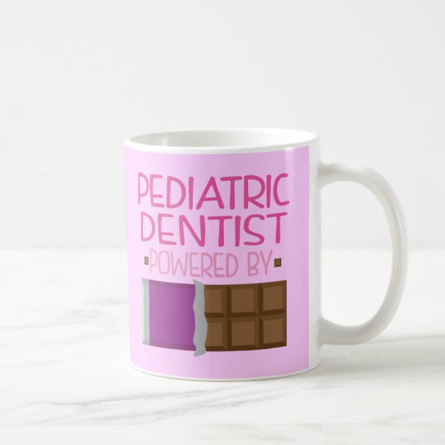 Mug Cadeau pédiatrique de chocolat de dentiste pour (Droite)
