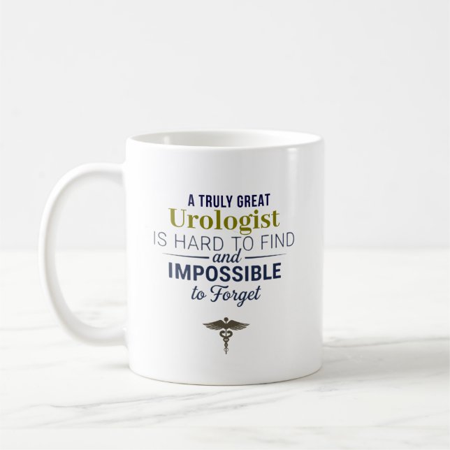 Mug Cadeau personnalisé au nom d'un grand urologue (Gauche)