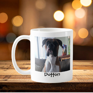 Mug Cadeau Personnalisé avec Photo de Compagnon à Quat