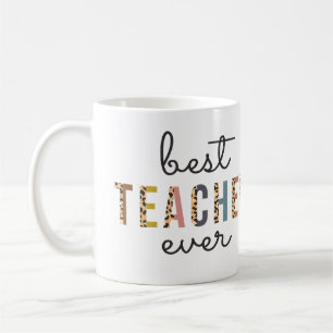 Mug Cadeau personnalisé de meilleur professeur pour l'