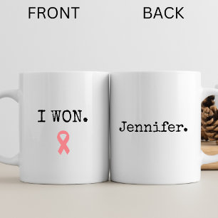 Mug Cadeau personnalisé de survivant du cancer Cancer