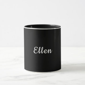 Mug Cadeau personnalisé Ellen Typographie