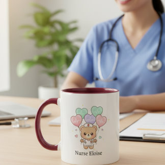 Mug Cadeau Personnalisé Héros de la Santé