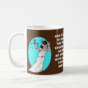Mug Cadeau Personnalisé Humour Avocat Justice Drôle