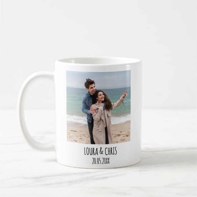 Mug Cadeau Personnalisé Moderne Pour Elle (Gauche)
