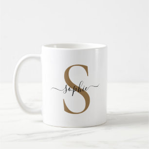 Mug Cadeau Personnalisé Nom Personnalisé Écriture Élég