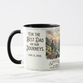 Mug Cadeau personnalisé pour la fête des Pères - L'ave