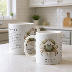 Mug Cadeau personnalisé pour le signe du zodiaque Canc