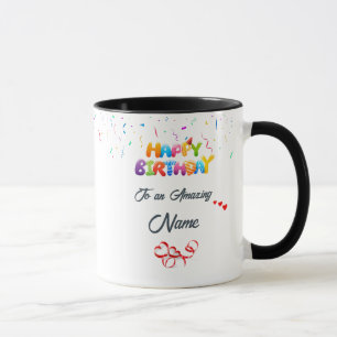 Mug Cadeau personnalisé pour les célébrations d'annive