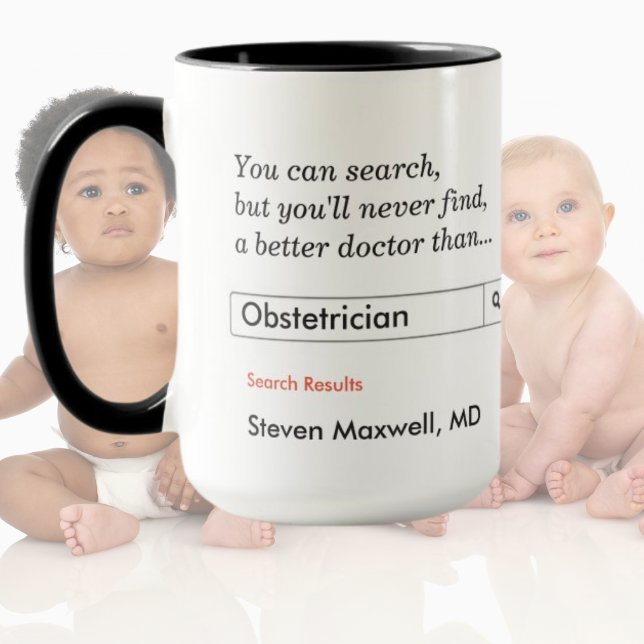 Mug Cadeau personnalisé pour obstétricien (Créateur téléchargé)