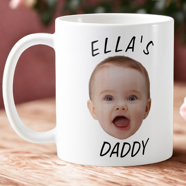 Mug Cadeau personnalisé pour papa avec photo de bébé (Créateur téléchargé)