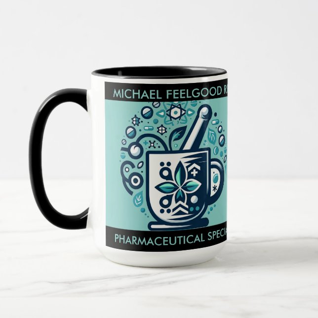 Mug Cadeau personnalisé pour pharmacien (Gauche)