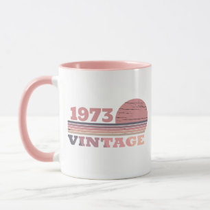 Mug Cadeau personnalisé vintage 50e anniversaire