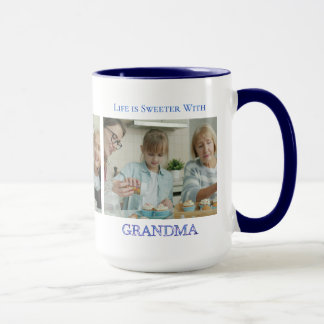 Mug Cadeau photo de grand-mère douce