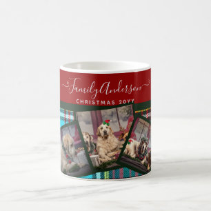 Mug CADEAU PHOTO DE NOËL - Anderson Tartan Collage