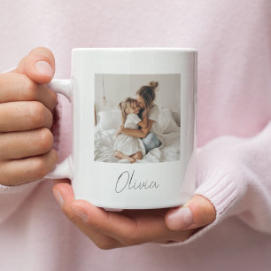 Mug Cadeau photo et nom personnalisé