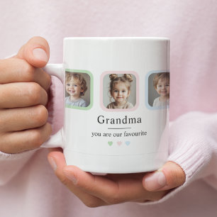 Mug Cadeau photo personnalisé grand-mère