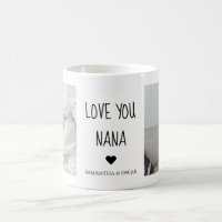 Cadeau photo personnalisé 'Je t'aime Nana'