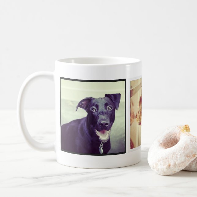 Mug Cadeau photo personnalisé pour animaux de compagni (Avec donut)