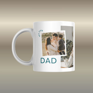 Mug Cadeau photo personnalisé pour la fête des pères