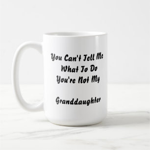 Mug Cadeau photo pour grand-père de Noël Grandgirl