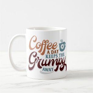 Mug Cadeau pour amateur de café : un café par jour 