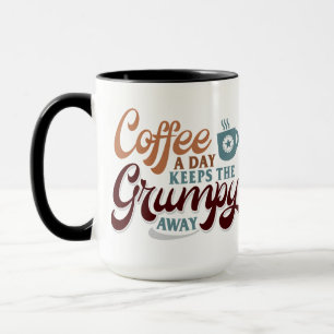 Mug Cadeau pour amateur de café : un café par jour 