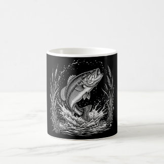 Mug Cadeau pour amateur de pêche au bass Cadeau pour p