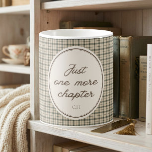 Mug Cadeau pour amoureux de livres Juste un chapitre d