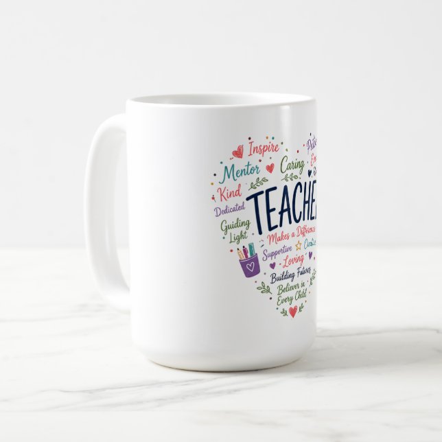 Mug Cadeau pour Enseignant (Devant gauche)