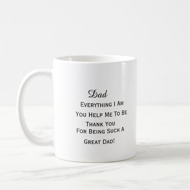 Mug Cadeau Pour Fête des pères (Gauche)