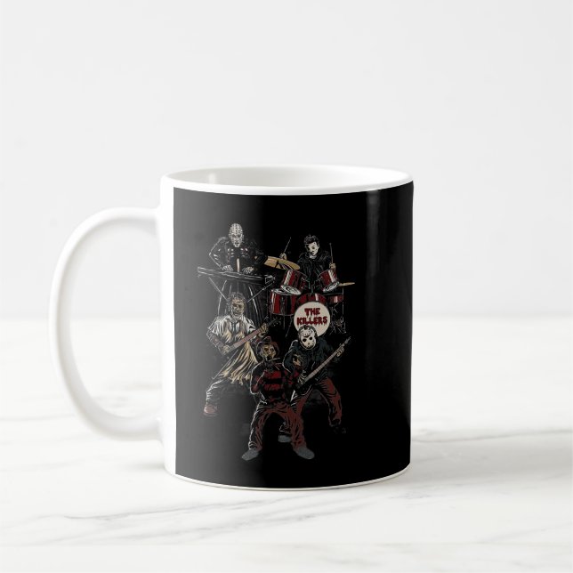 Mug Cadeau Pour Hommes Musique Métal Mort Halloween Dr (Gauche)