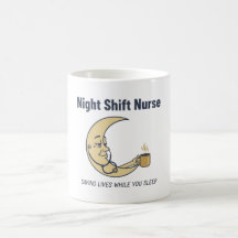 Cadeau pour infirmière de nuit drôle — Sauver des