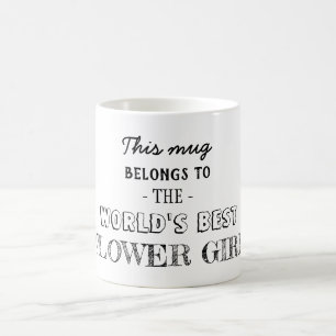 Mug Cadeau pour la meilleure Flower Girl