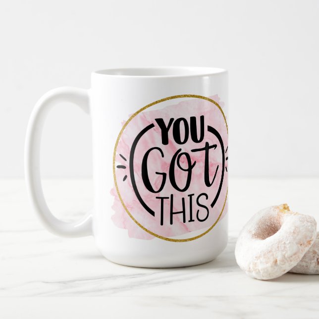 Mug Cadeau pour la positivité (Avec donut)