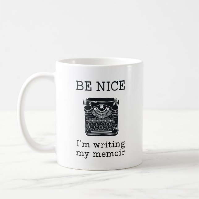 Mug Cadeau pour les écrivains drôle Personnalisé (Gauche)