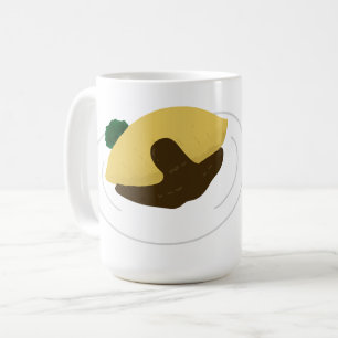 Mug Cadeau pour les gourmets de l'Omurice Demi Glace j