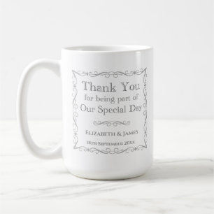Mug Cadeau pour les invités de mariage