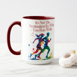 Mug Cadeau pour l'exécution du copain Motivational Run